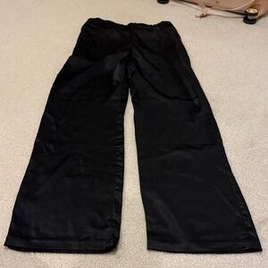 Skies Are Blue Black Elastic Waist Pants